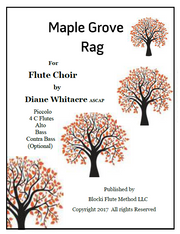 Maple Grove Rag for Flute Choir — PDF Download