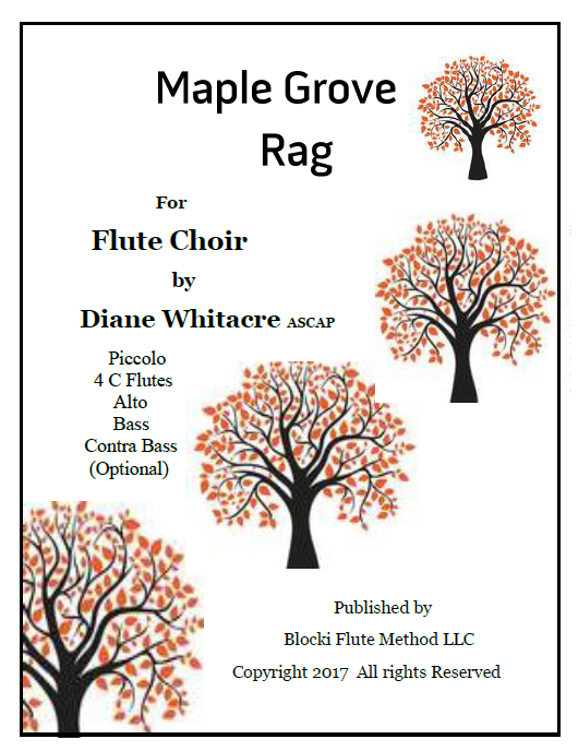 Maple Grove Rag for Flute Choir — PDF Download
