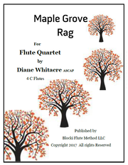 Maple Grove Rag for Flute Quartet — PDF Download