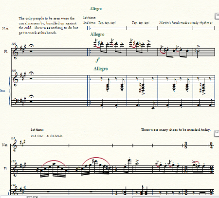 The Shoemaker's Dream for Flute, Piano and Narrator
