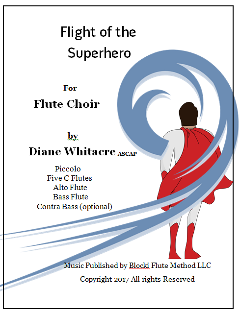 The Flight of the Superhero — Flute Choir PDF