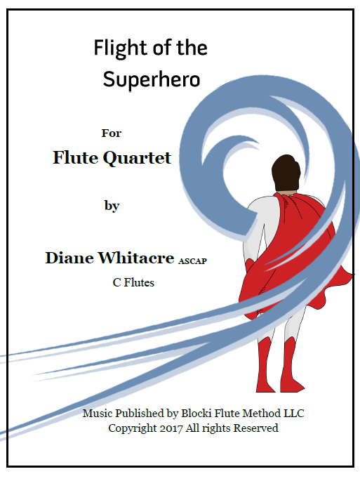 The Flight of the Superhero — Flute Quartet PDF