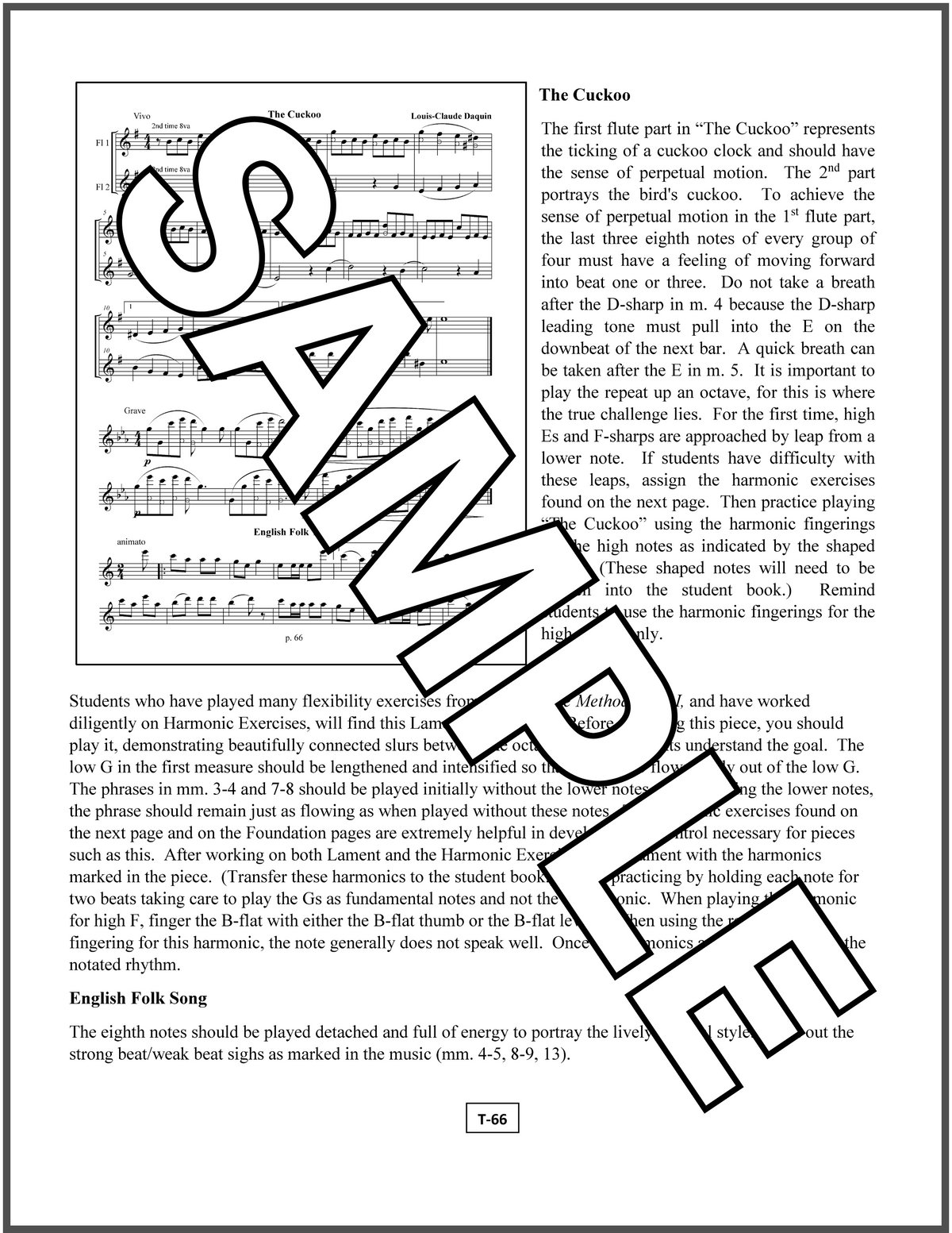 Blocki Flute Method Teacher's Manual Book 2