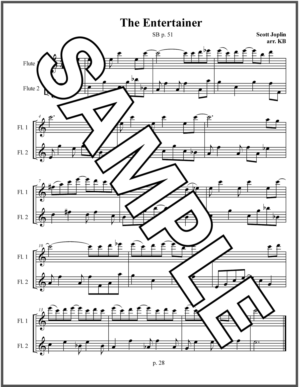 Blocki Flute Method Supplemental Duet Book 2