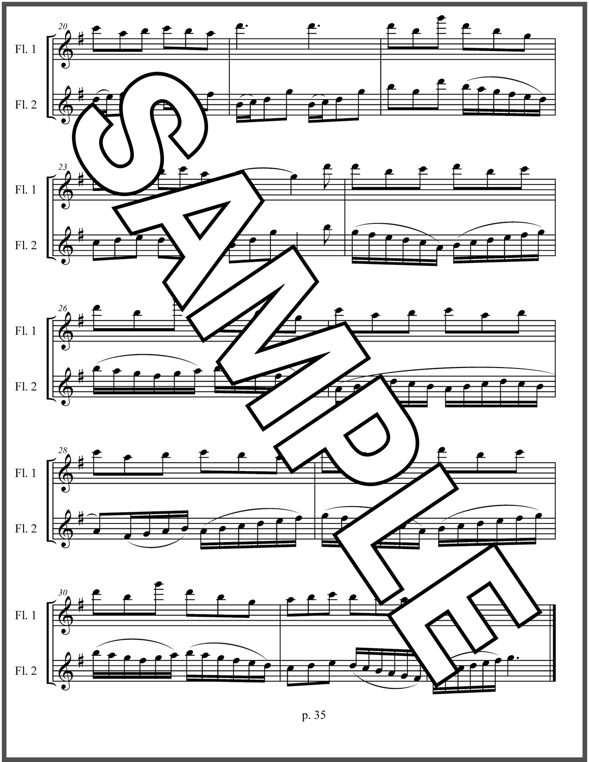Blocki Flute Method Supplemental Duet Book 2