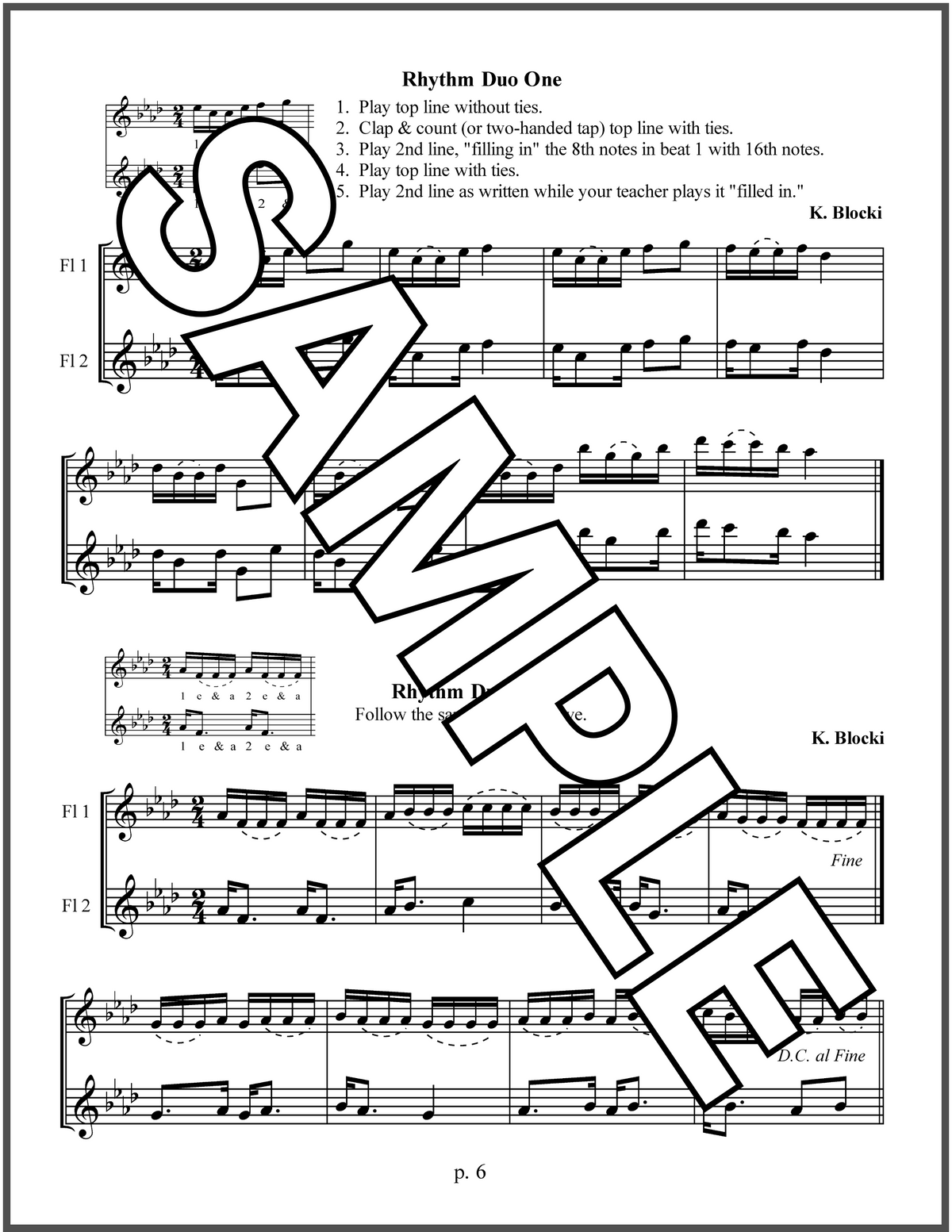 Blocki Flute Method Student Book 3