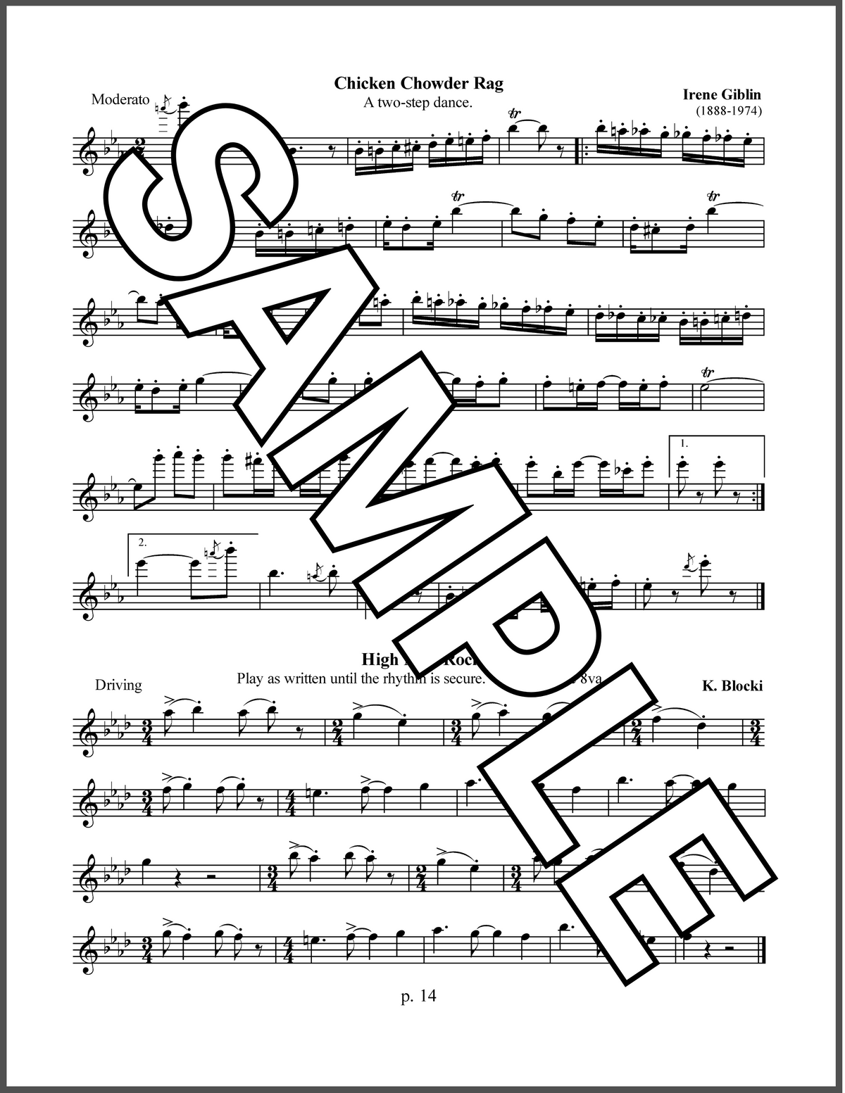 Blocki Flute Method Student Book 3
