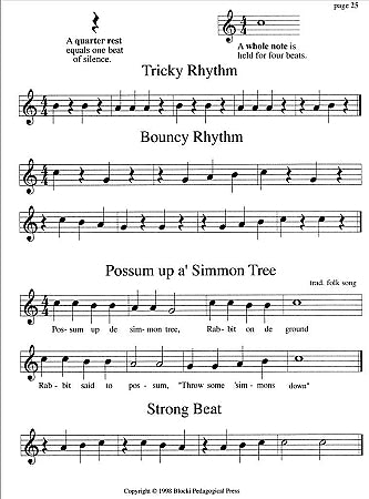 The Possum Song Makes Slur Tonguing Easy