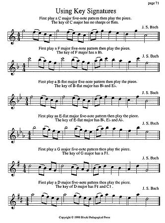 Using Five-note Patterns to Understand  Key Signatures