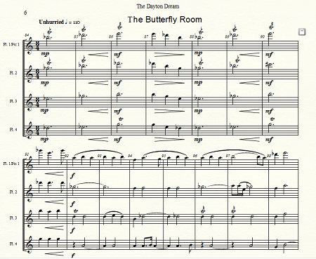 The Dayton Dream — Flute Quartet
