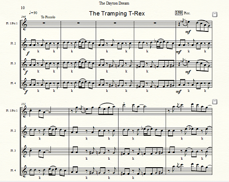 The Dayton Dream — Flute Quartet