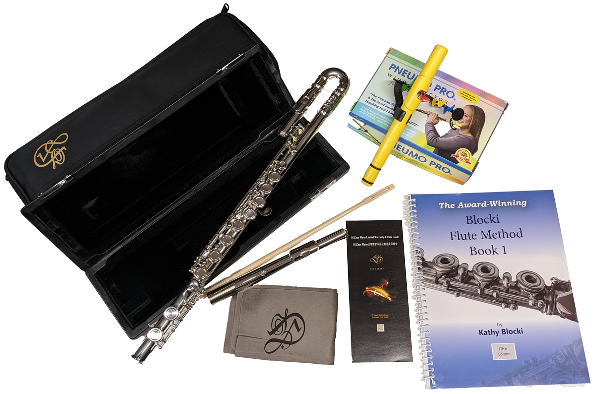 DZ 100C Beginner Flute With Curved Head Joint