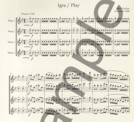 Last movement of Suite to the Youth