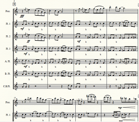 Tramping T-Rex score page 2